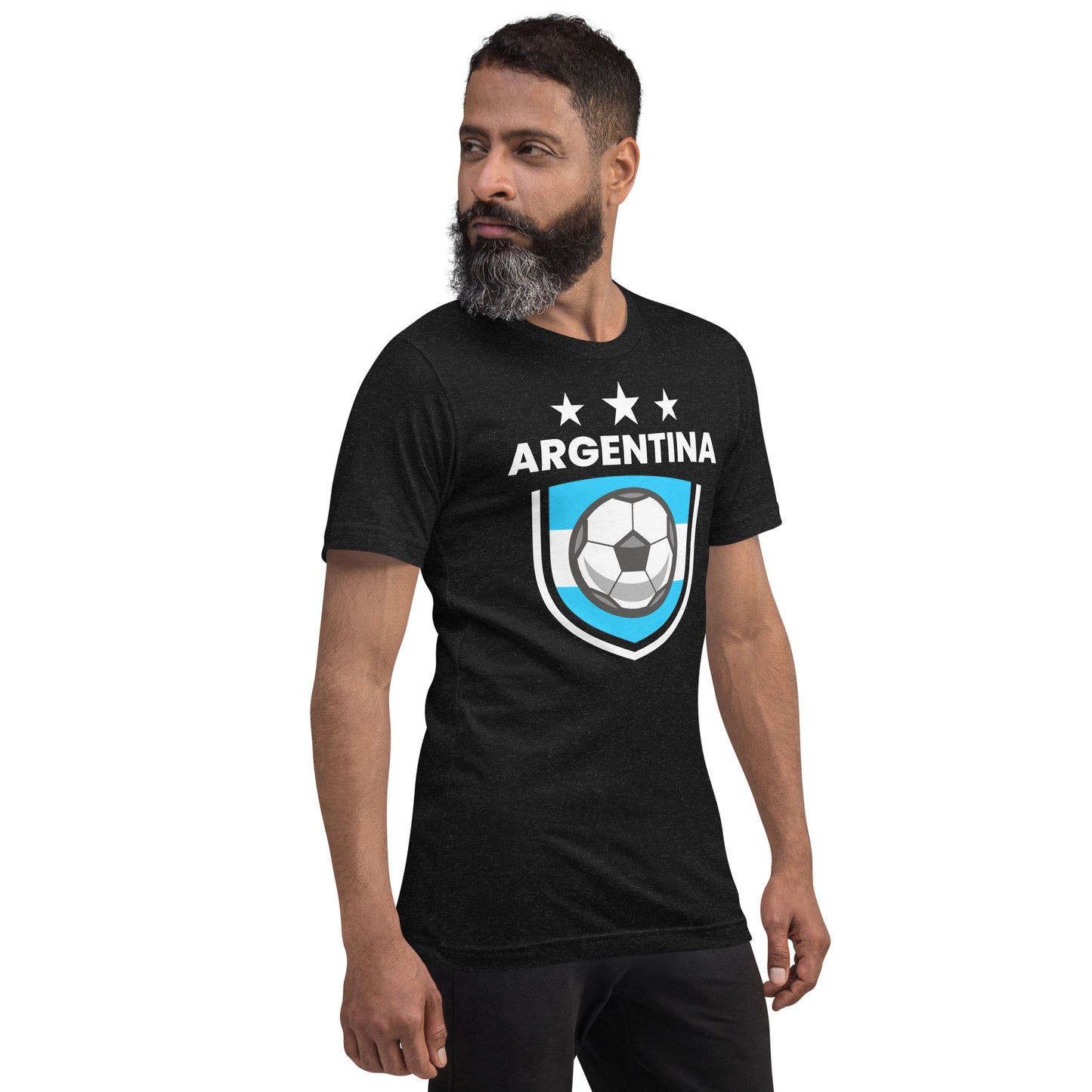 Retro Argentina Soccer Team Football Fan Country Argentinian Flag Unisex T-Shirt