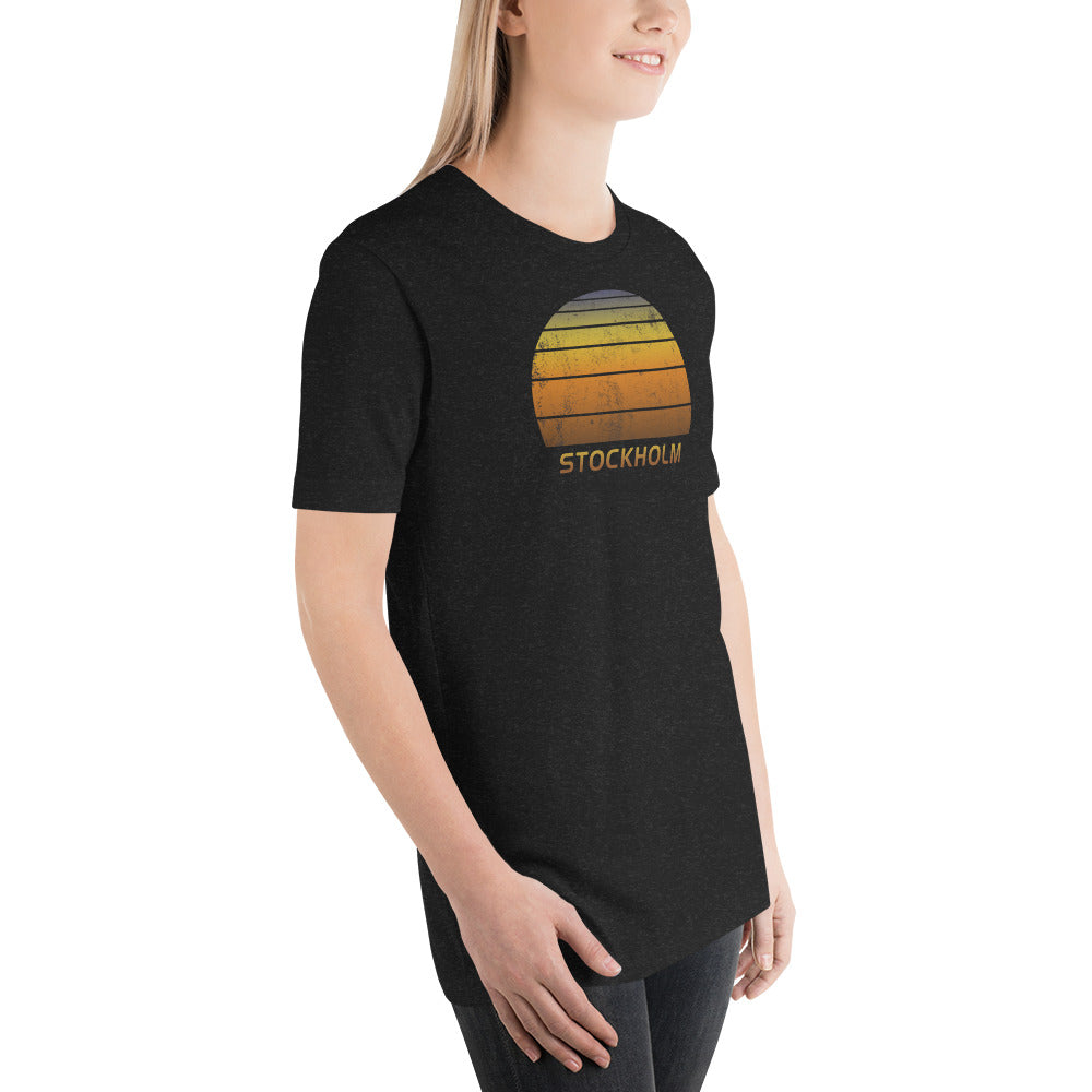 Retro Stockholm Sweden Vacation Souvenir Unisex T-Shirt