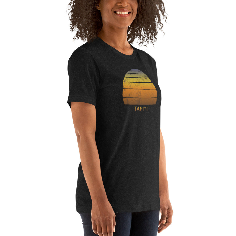 Retro Tahiti French Polynesia Vacation Souvenir Unisex T-Shirt