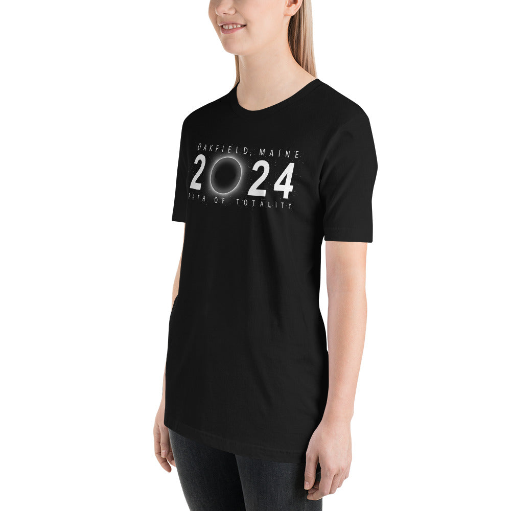 Solar Eclipse Oakfield Maine April 8 2024 Unisex T-Shirt