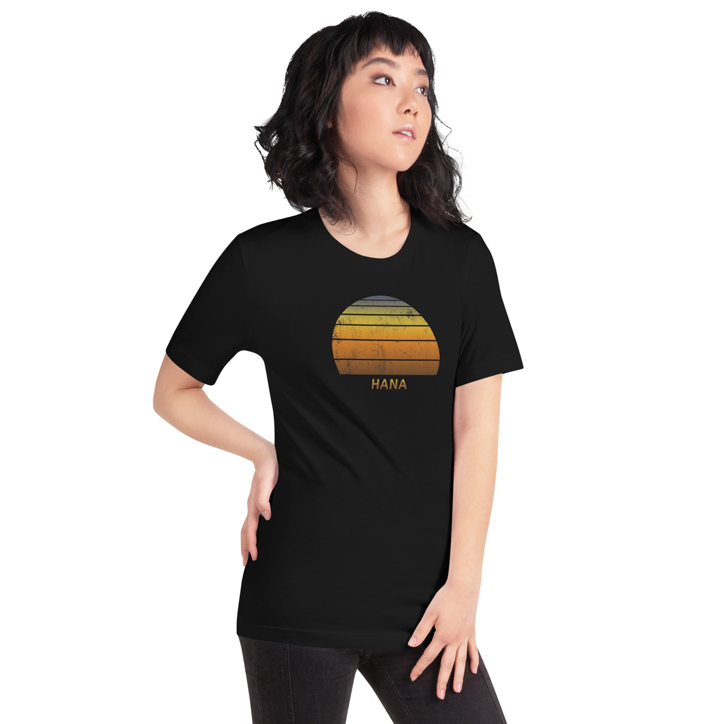Retro Hana Maui Hawaii Sunset Unisex T-Shirt