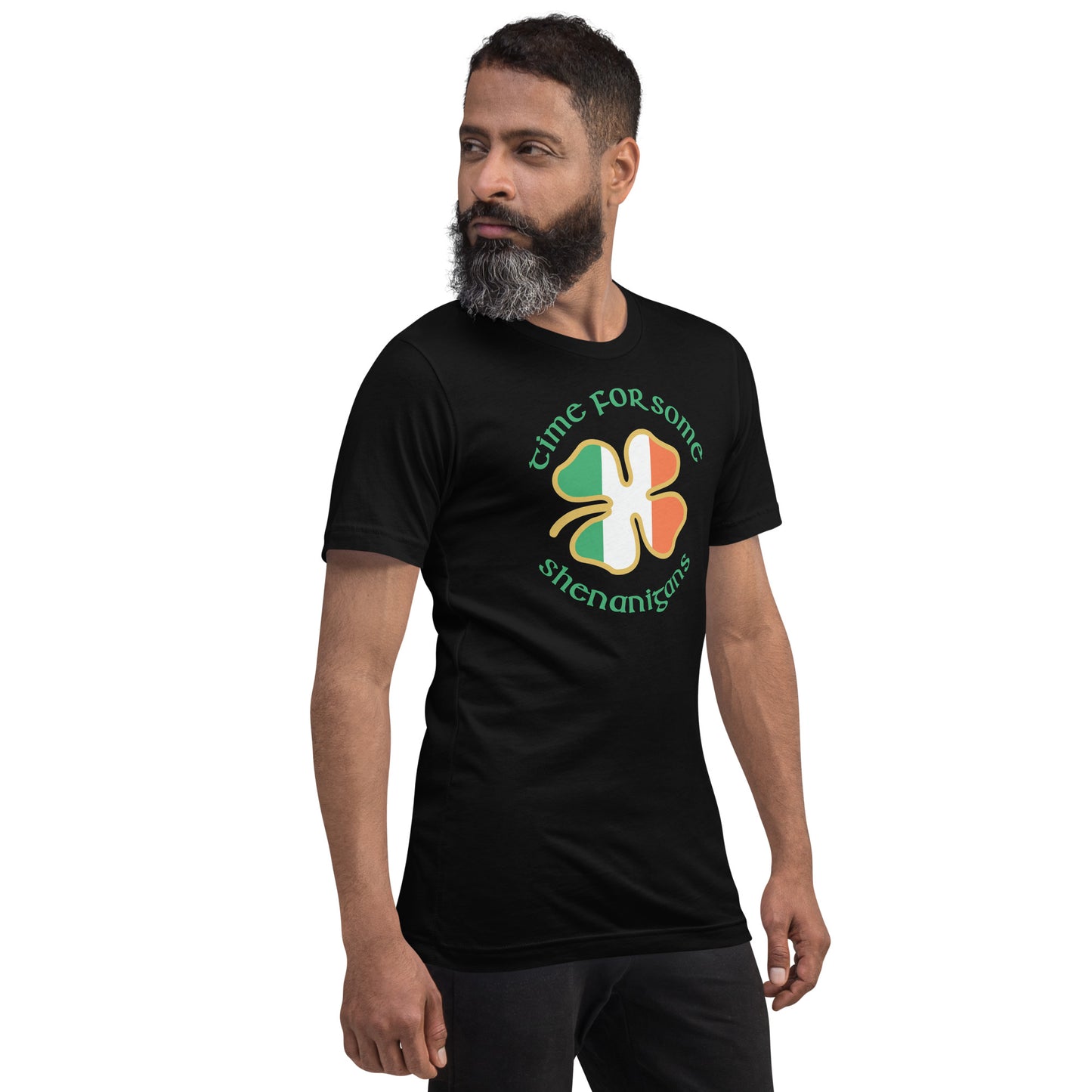 Funny Time For Some Shenanigans Irish Flag St. Patrick's Day Unisex T-Shirt