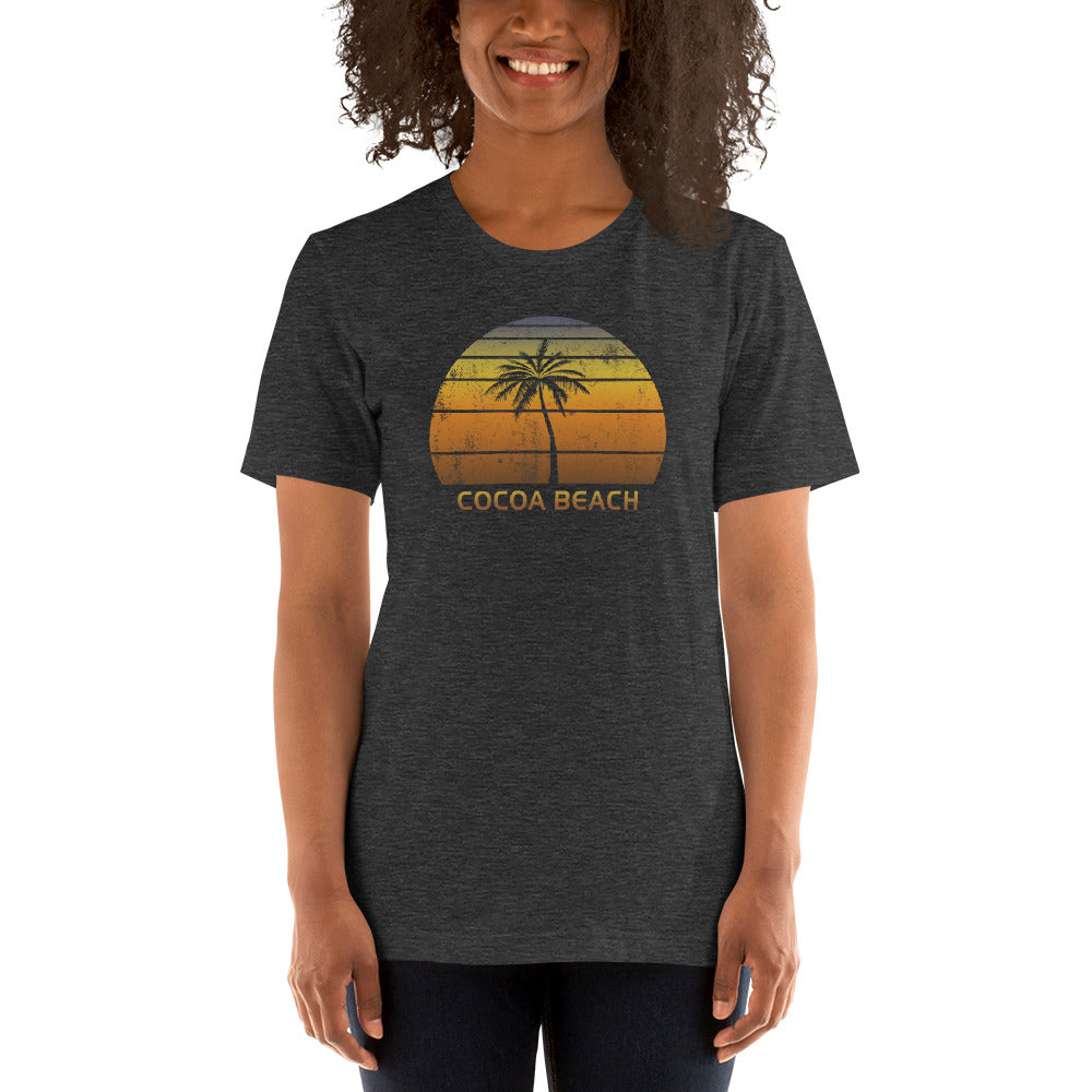 Vintage Cocoa Beach Florida Sunset Unisex T-Shirt