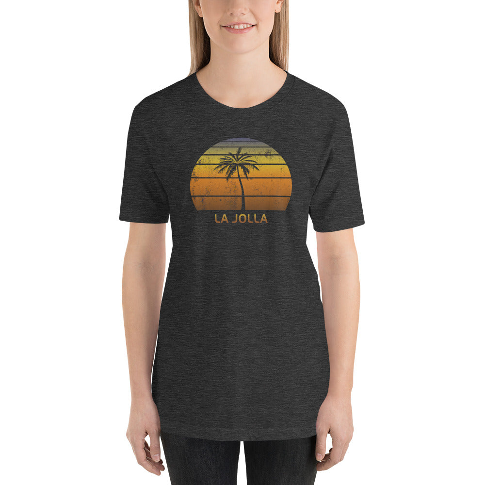 Vintage La Jolla California Beach Sunset Unisex T-Shirt