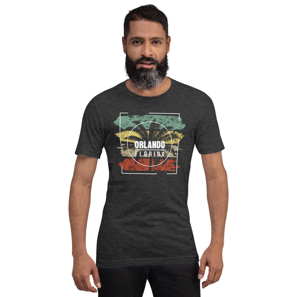 Cool Orlando Florida Graphic Print Unisex T-Shirt Vacation Souvenir
