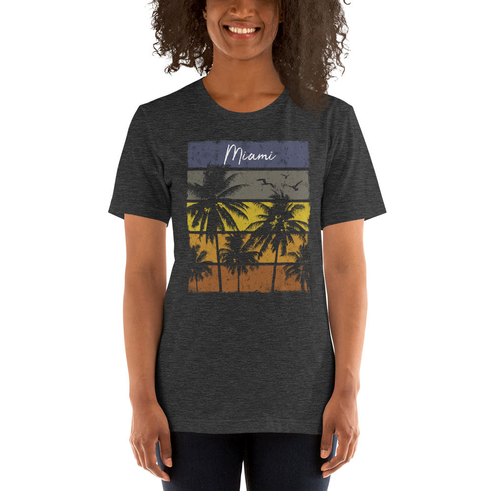 Retro Miami Florida Beach Vacation Souvenir Unisex T-Shirt