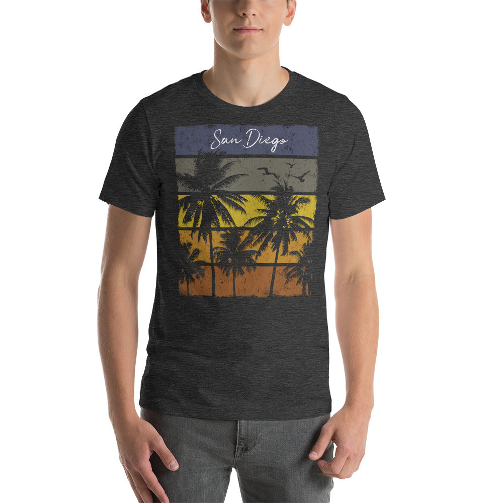 Retro San Diego California Beach Vacation Souvenir Unisex T-Shirt