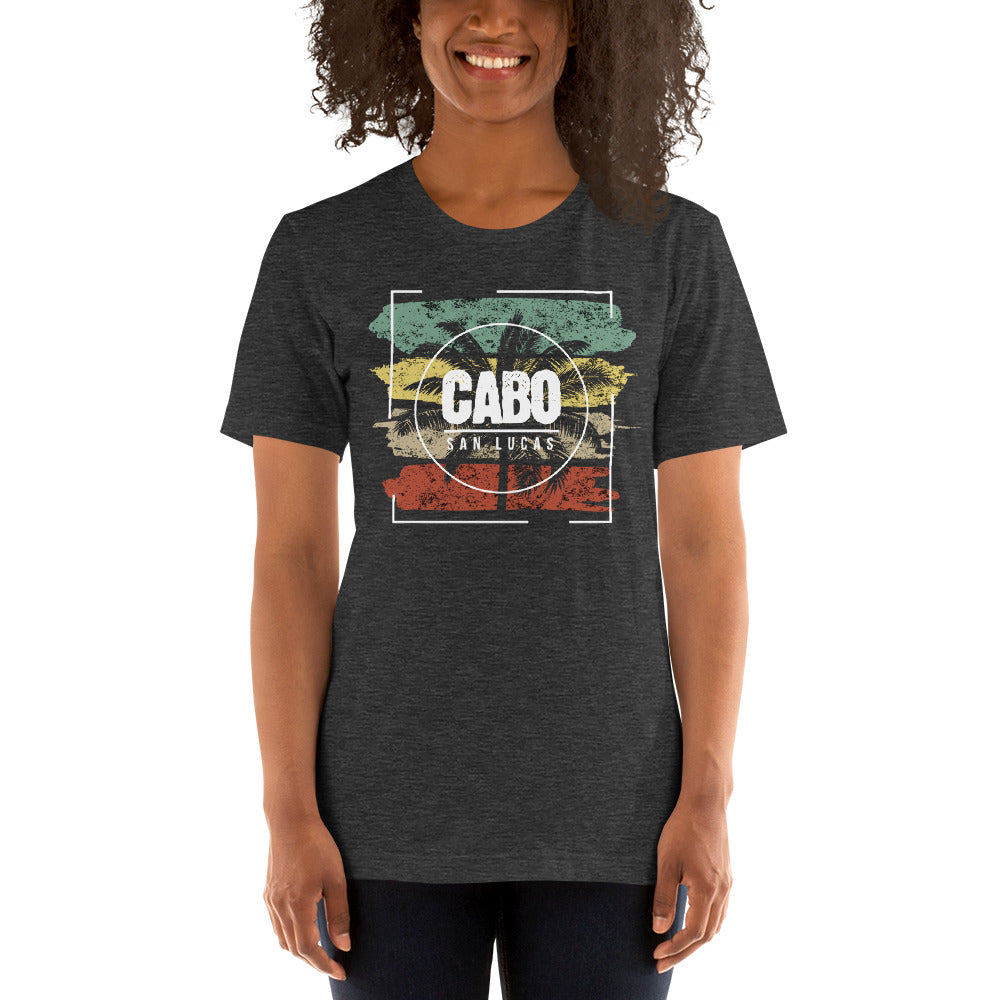 Cool Cabo San Lucas Mexico Beach Palm Tree Vacation Souvenir Unisex T-Shirt
