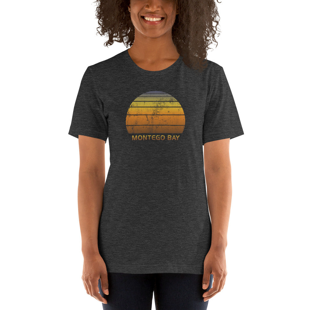 -Retro Montego Bay Jamaica Beach Vacation Souvenir Unisex T-Shirt