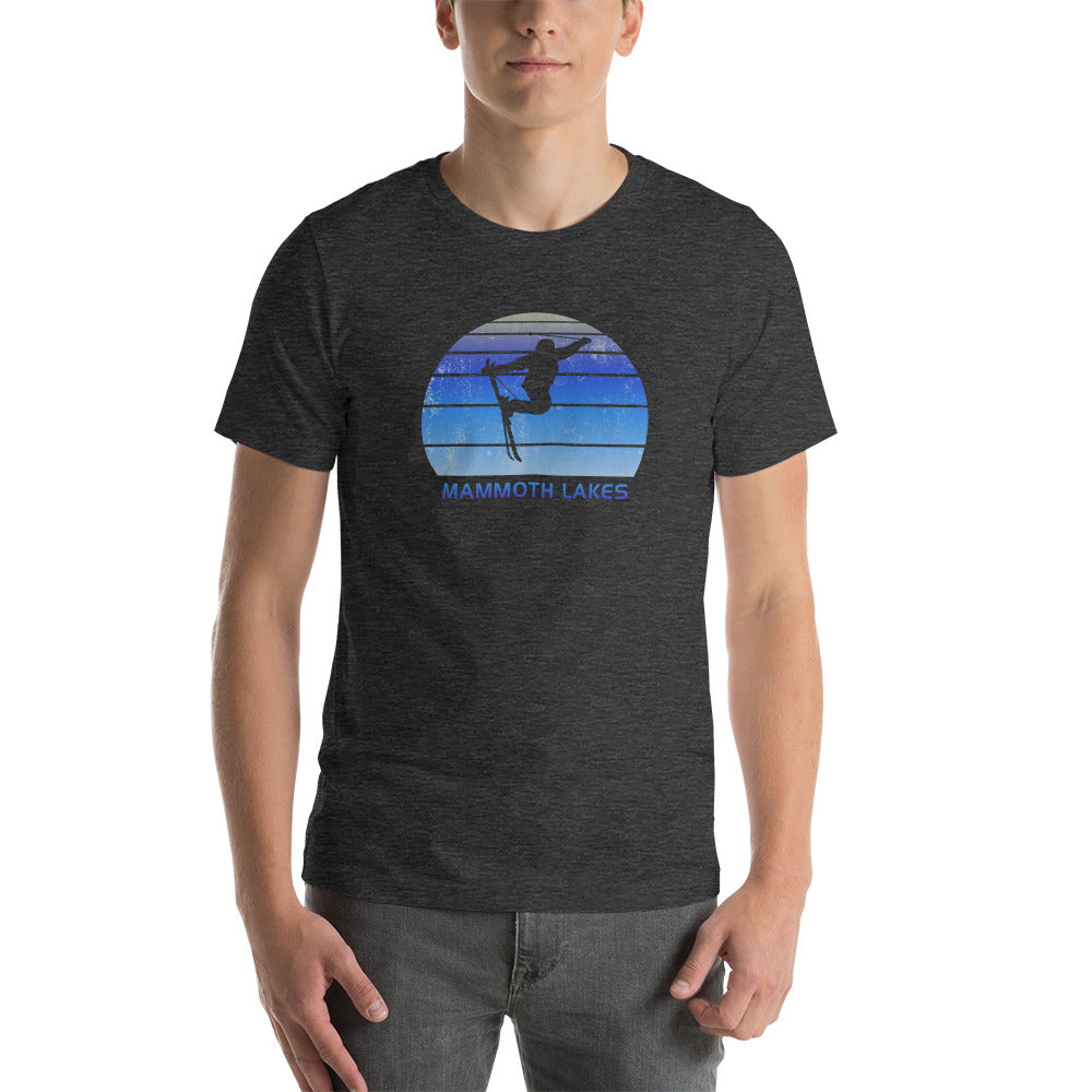 Retro Mammoth Lakes California Skiing Fan Unisex T-Shirt