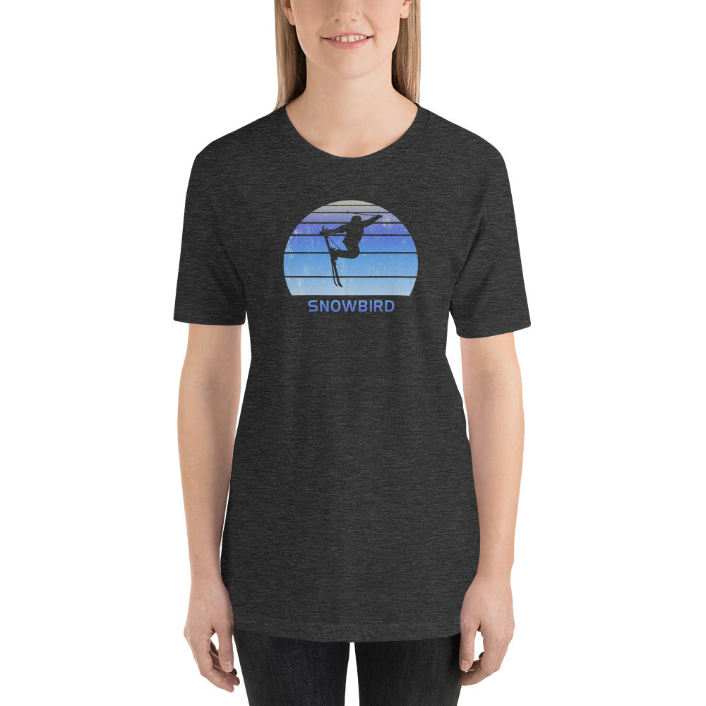 Retro Snowbird Utah Skiing Fan Unisex T-Shirt