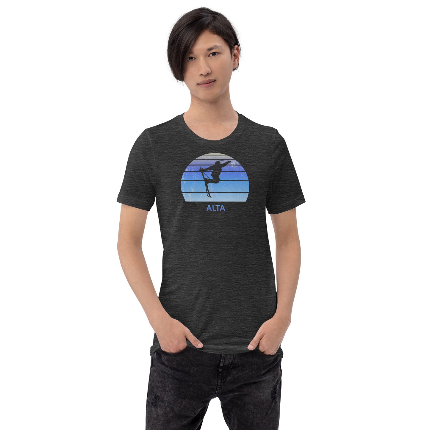 Retro Alta Utah Snowboarding Fan Unisex T-Shirt