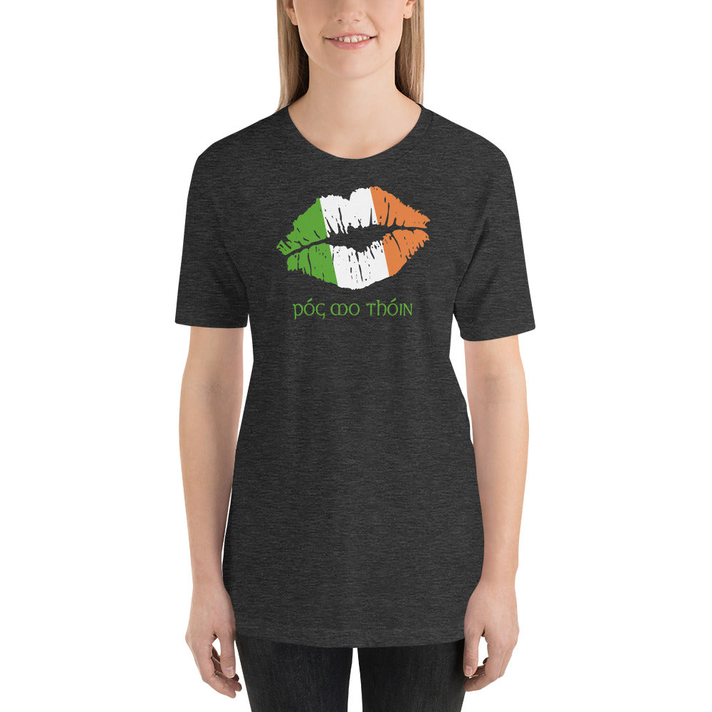 Pog Mo Thoin Funny St. Patrick's Day Ireland Flag Unisex T-Shirt