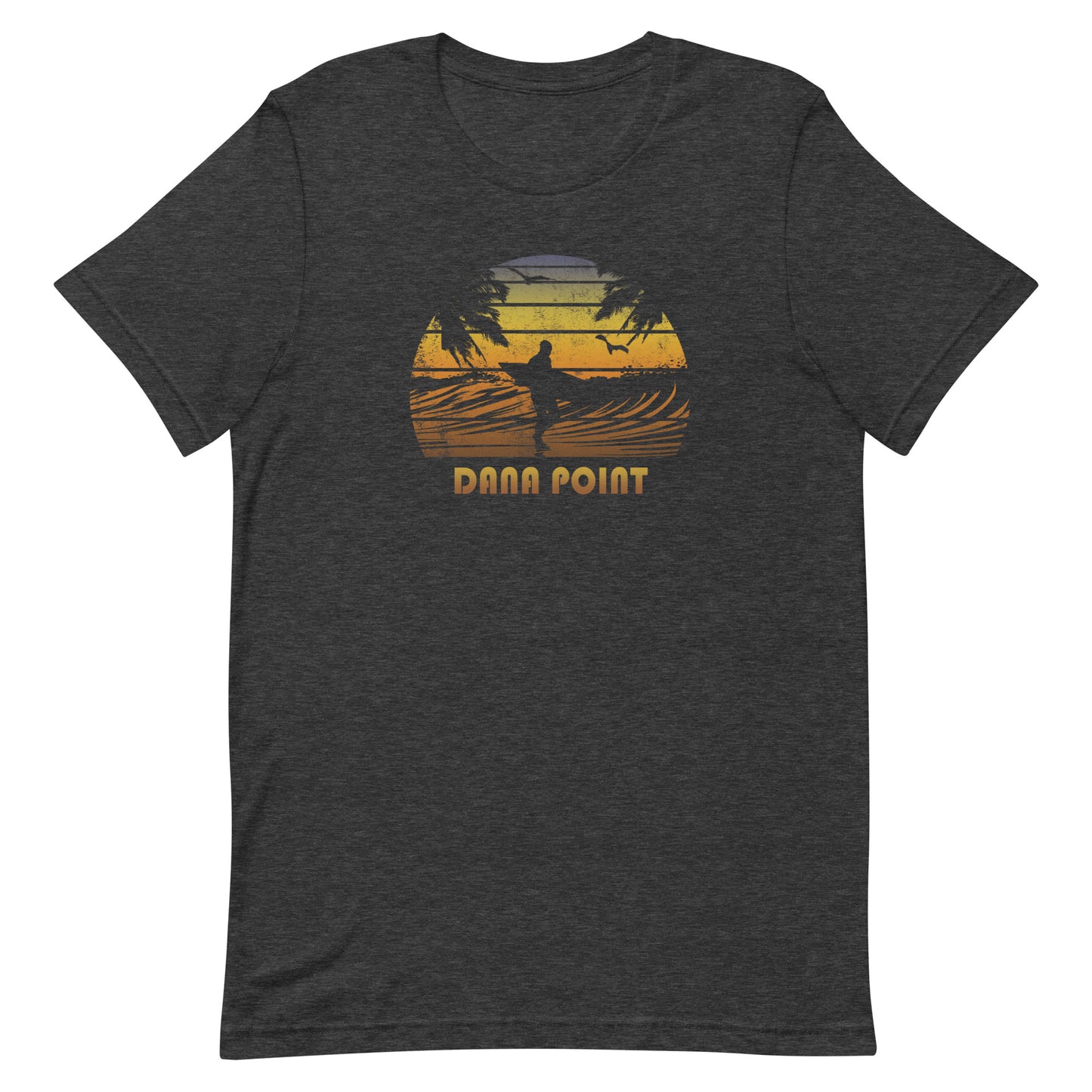 Retro Dana Point California Surfing Fan Surfer Beach Sunset Souvenir Unisex T-Shirt