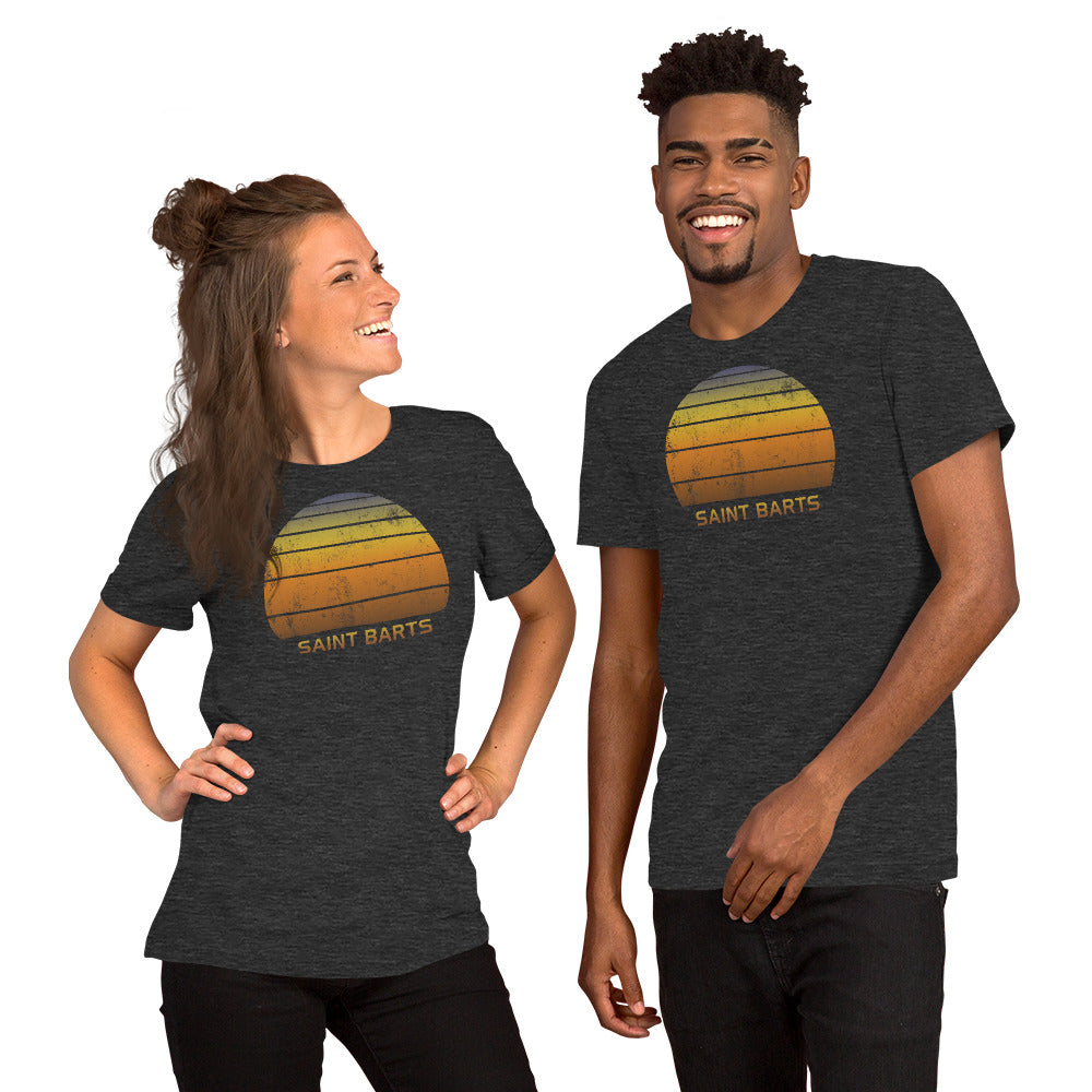 Retro Saint Barts Vacation Souvenir Unisex T-Shirt