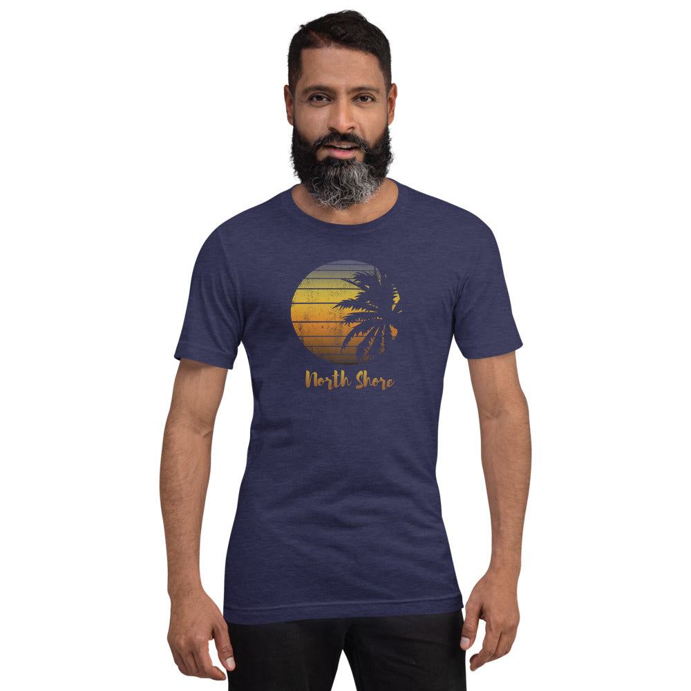 Vintage North Shore Hawaii Unisex T-Shirt Hawaiian Beach Vacation Souvenir