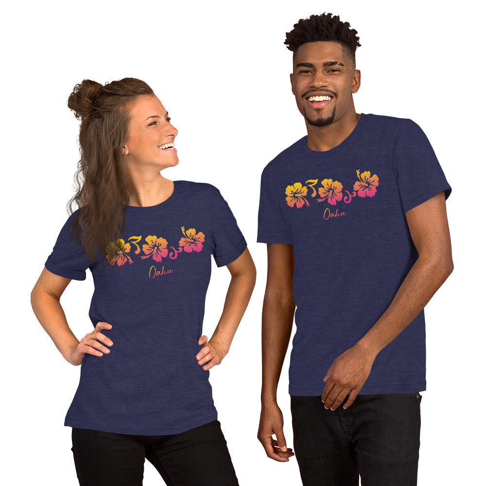 Oahu Hawaii Unisex T-Shirt Beach Vacation Souvenir