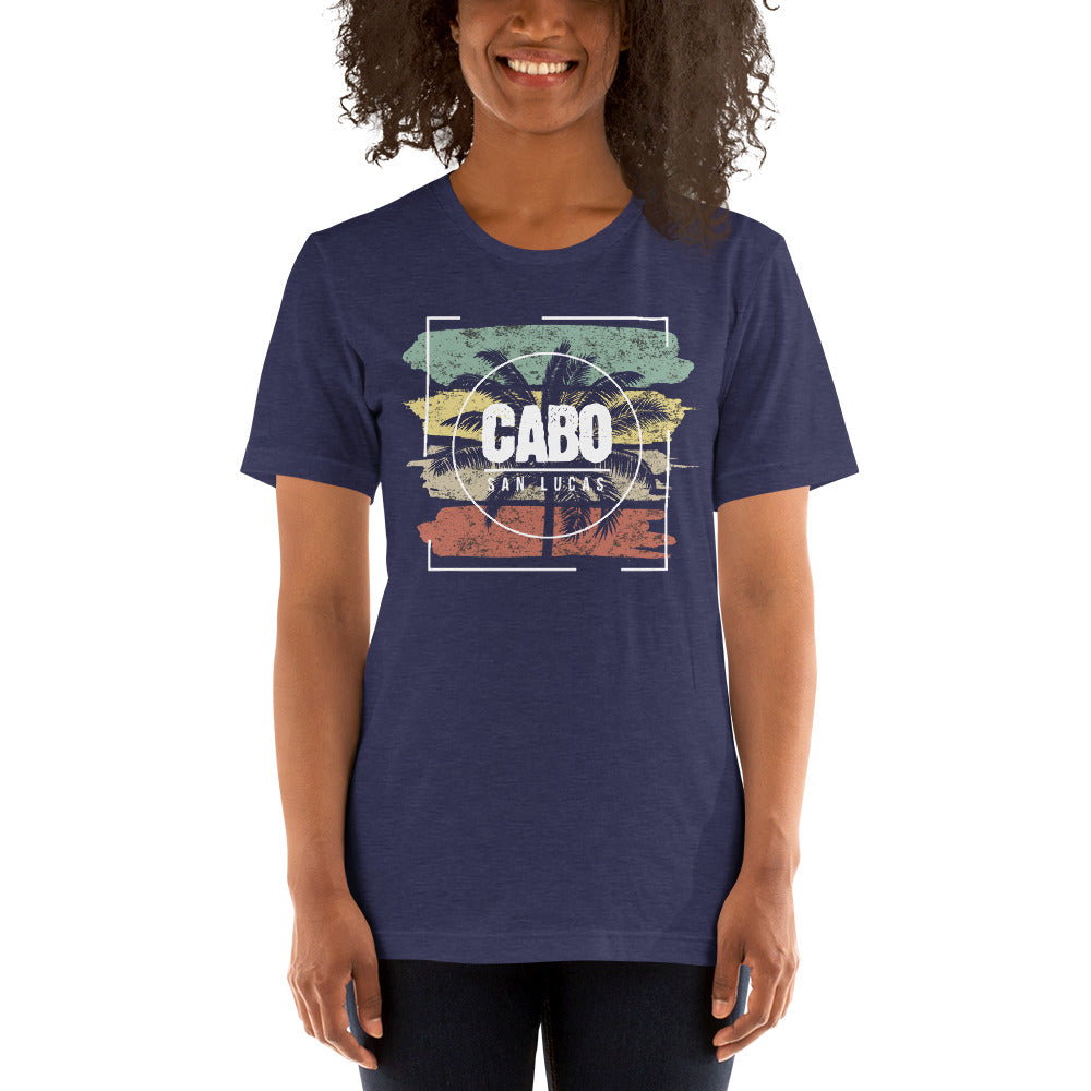 Cool Cabo San Lucas Mexico Beach Palm Tree Vacation Souvenir Unisex T-Shirt