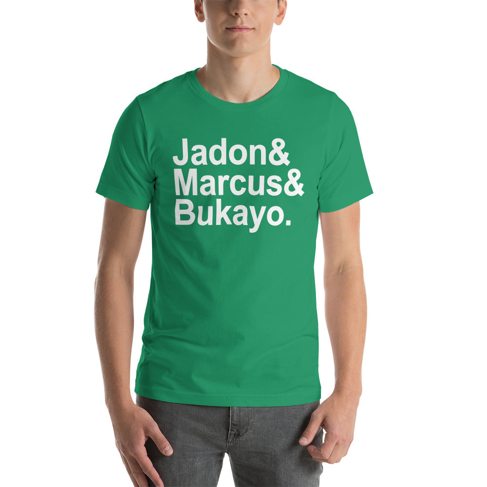 Jaydon Marcus Bukayo Slogan Soccer Football Fan Unisex T-Shirt