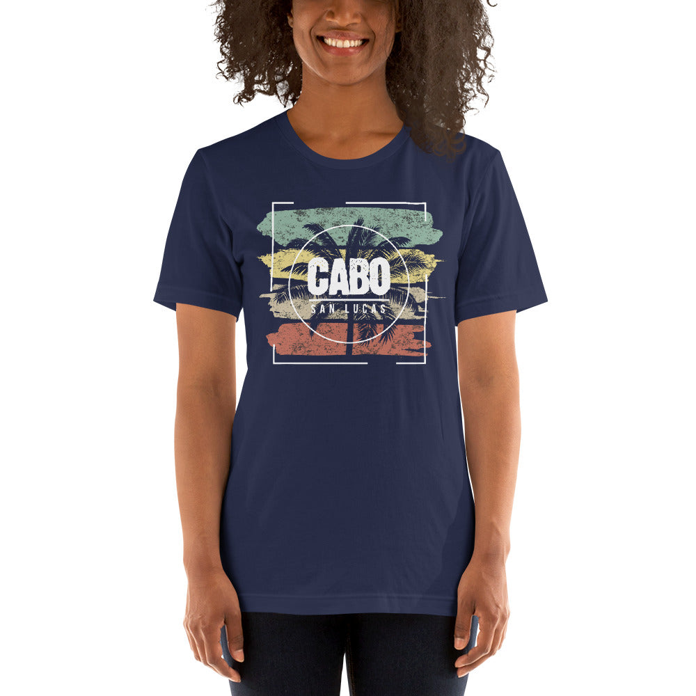 Cool Cabo San Lucas Mexico Beach Palm Tree Vacation Souvenir Unisex T-Shirt