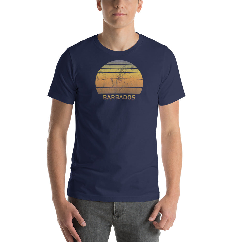 Retro Barbados Beach Vacation Souvenir Unisex T-Shirt