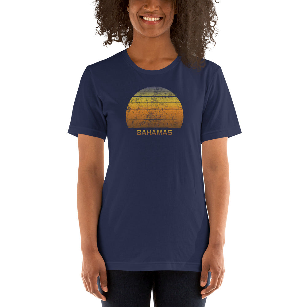 Retro Bahamas Beach Vacation Souvenir Unisex T-Shirt