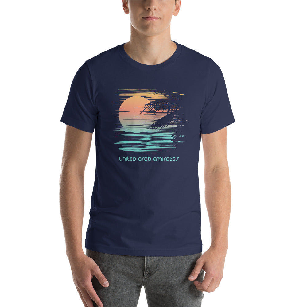 United Arab Emirates Vacation Souvenir UAE Artistic Unisex T-Shirt
