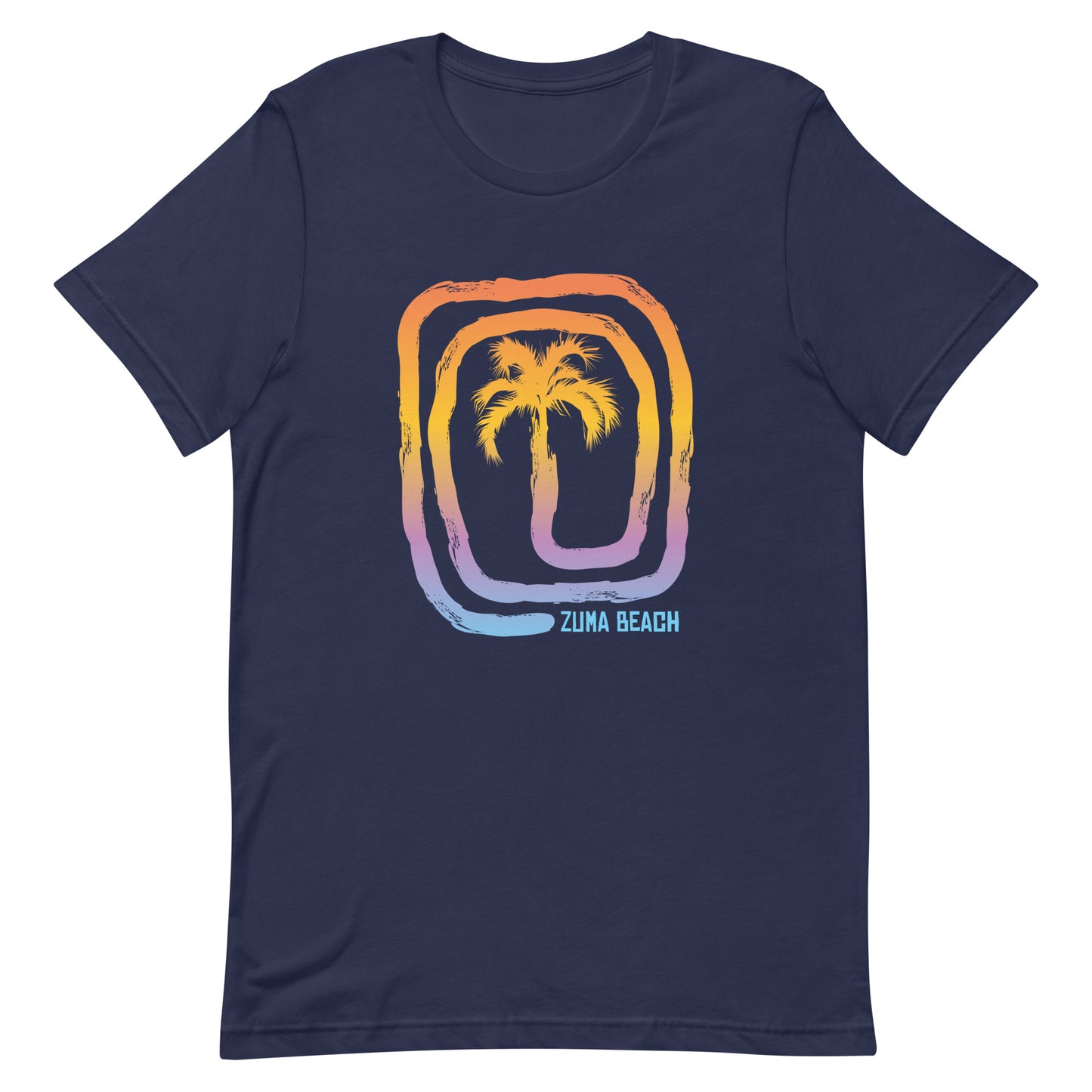 Cool Zuma Beach California Palm Tree Souvenir Vacation Unisex T-Shirt