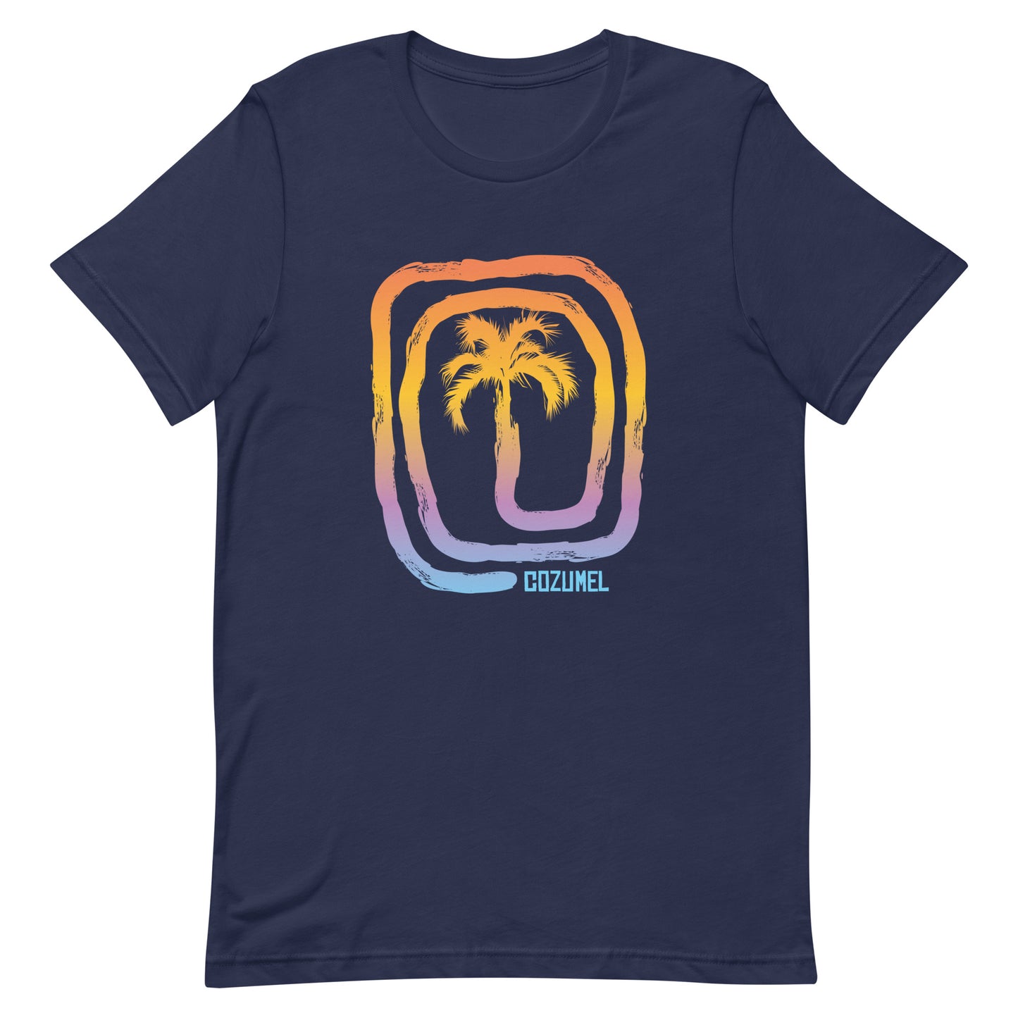 Cool Cozumel Mexico Beach Palm Tree Vacation Souvenir Unisex T-Shirt