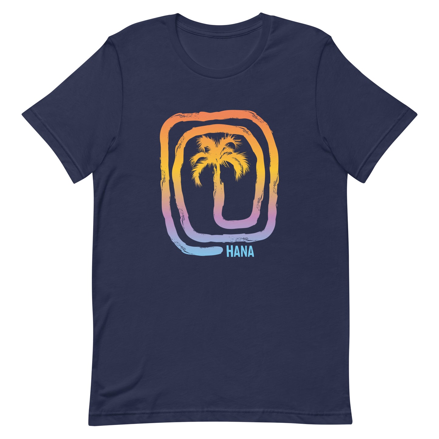 Cool Hana Maui Hawaii Palm Tree Souvenir Vacation Unisex T-Shirt