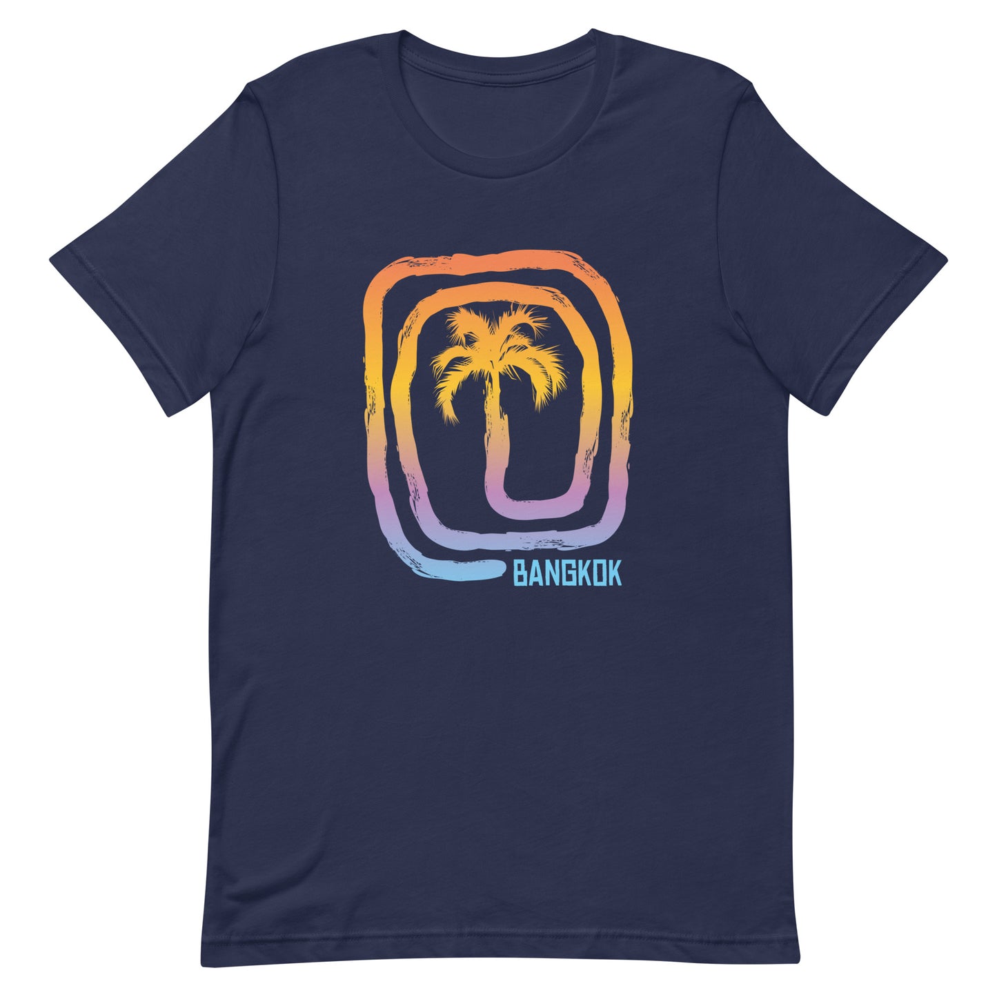 Cool Bangkok Thailand Palm Tree Souvenir Vacation Unisex T-Shirt