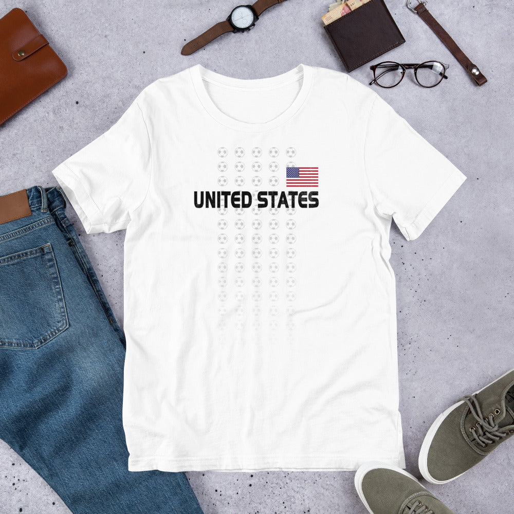 USA National Soccer Football Team American Fan Unisex T-Shirt