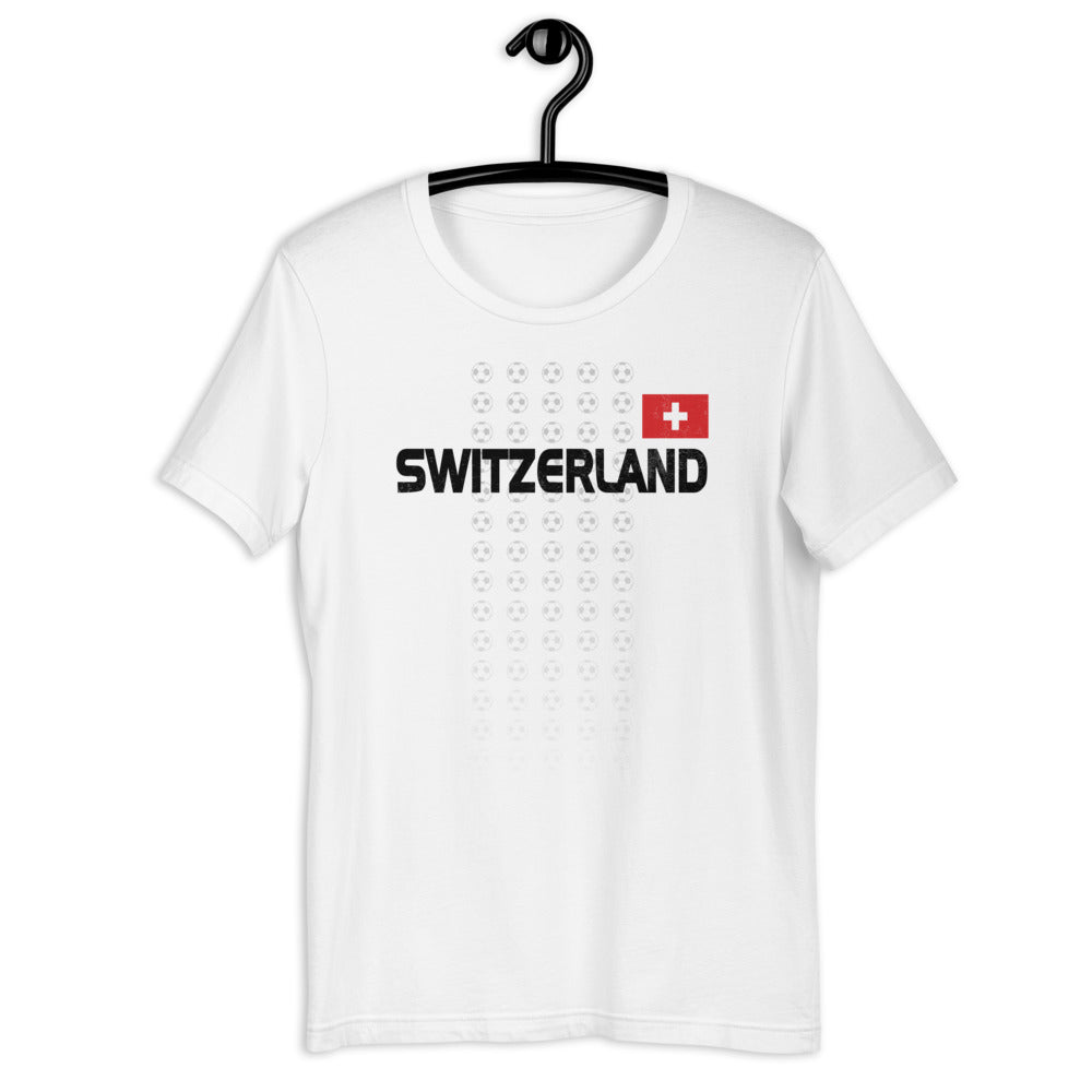 Swiss National Soccer Football Team Switzerland Fan Unisex T-Shirt