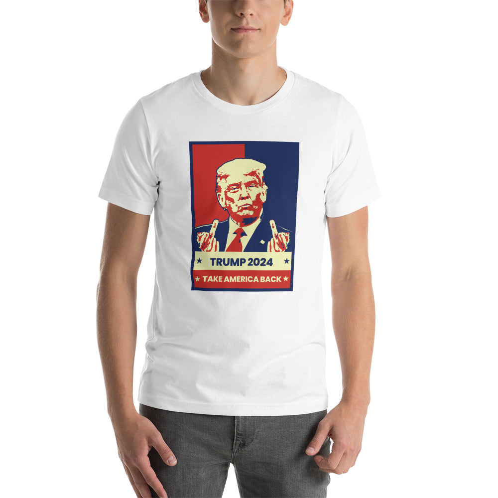 Take America Back MAGA Pro Trump 2024 Supporter Funny Political Unisex T-Shirt