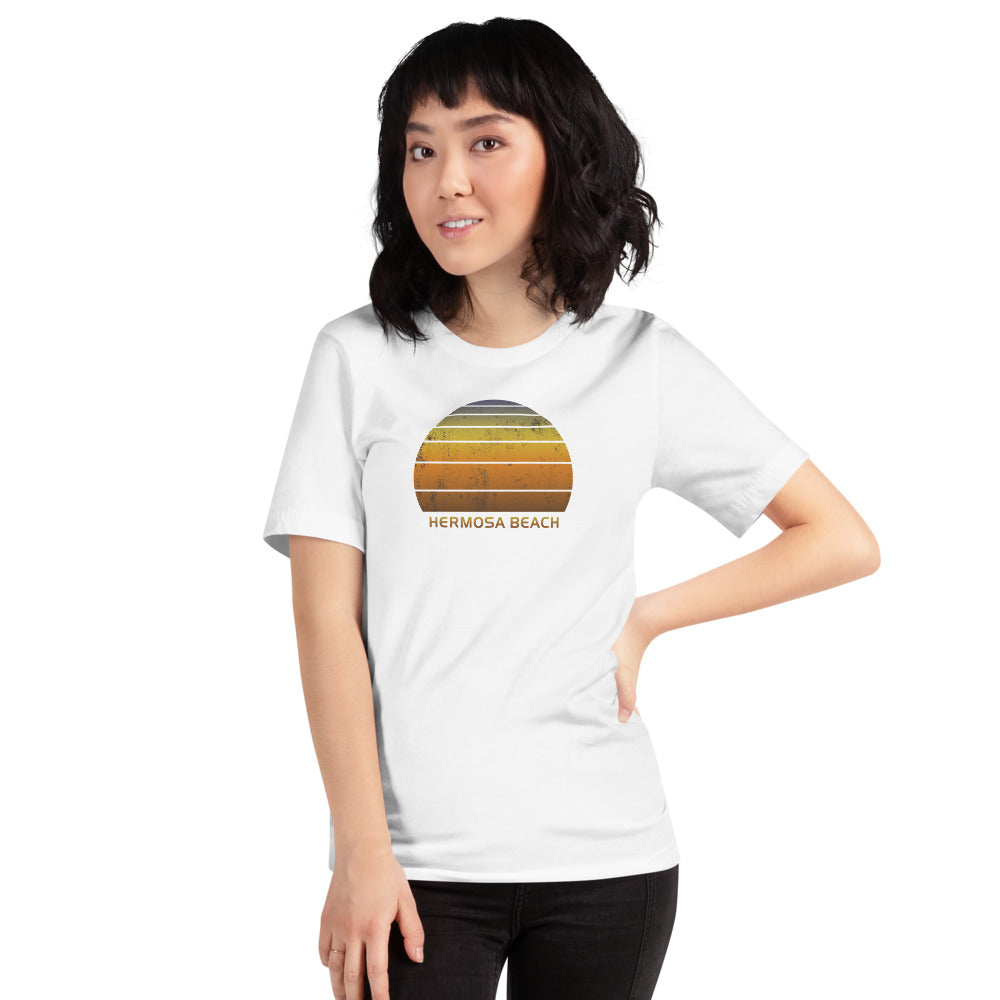 Retro Hermosa Beach California Sunset Unisex T-Shirt