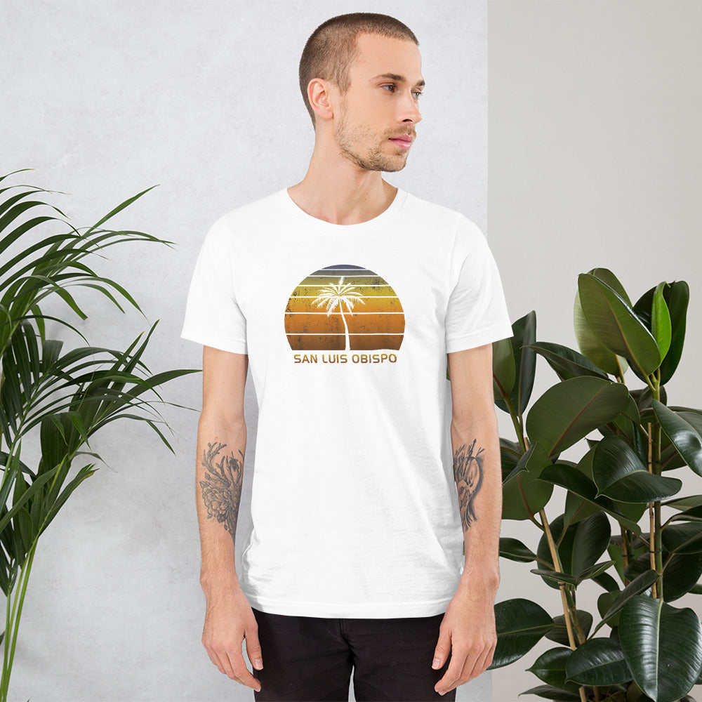 Vintage San Luis Obispo California Beach Sunset Unisex T-Shirt