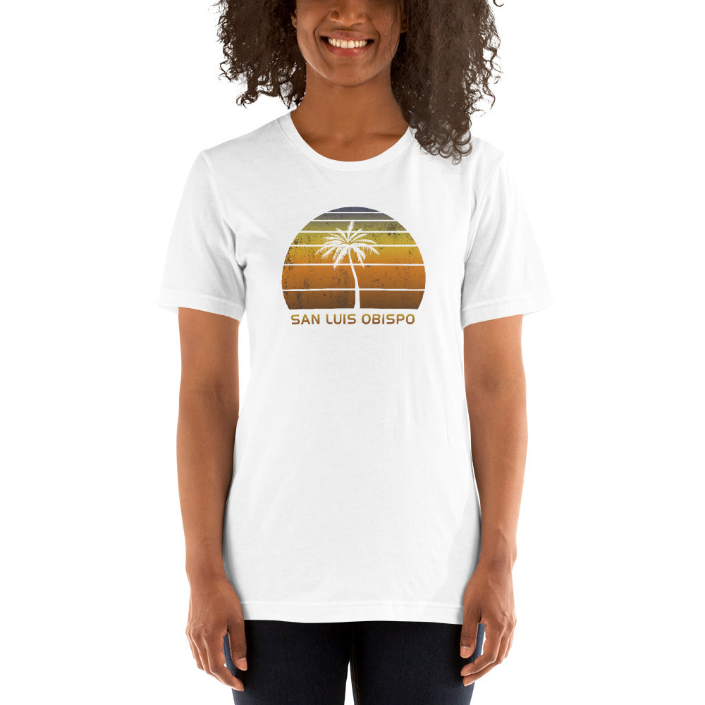 Vintage San Luis Obispo California Beach Sunset Unisex T-Shirt