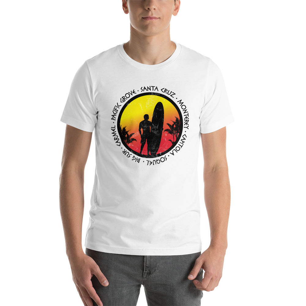 Cool Santa Cruz California Surf Fan Surfing Lover Beach Unisex T-Shirt