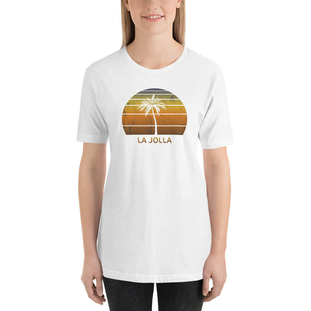 Vintage La Jolla California Beach Sunset Unisex T-Shirt