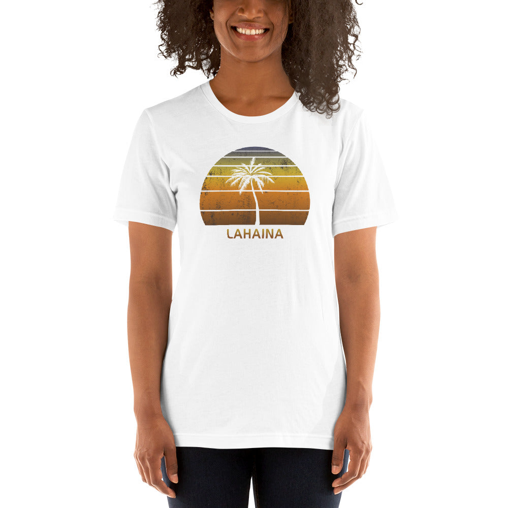 Vintage Lahaina Maui Hawaii Sunset Unisex T-Shirt