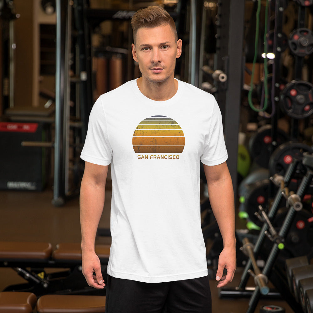 Retro San Francisco California Beach Vacation Souvenir Unisex T-Shirt