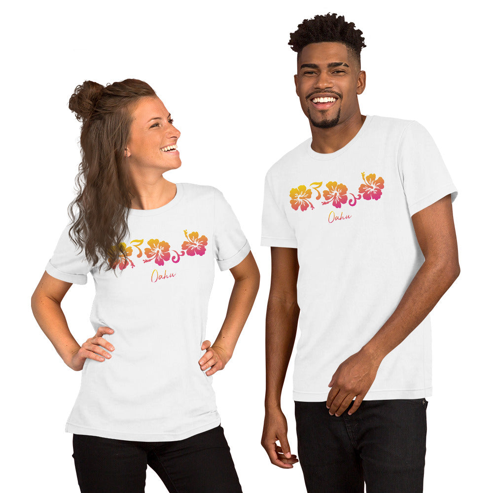 Oahu Hawaii Unisex T-Shirt Beach Vacation Souvenir