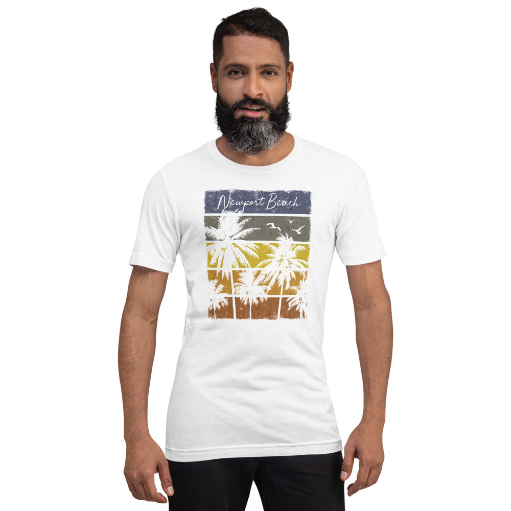 Retro Newport Beach California Vacation Souvenir Unisex T-Shirt