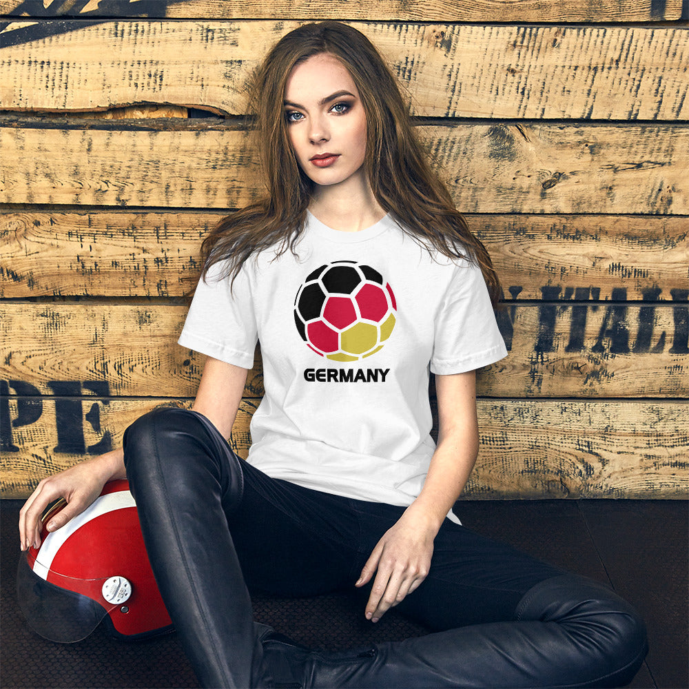 Germany National Soccer Team Football Pride Country Flag Unisex T-Shirt
