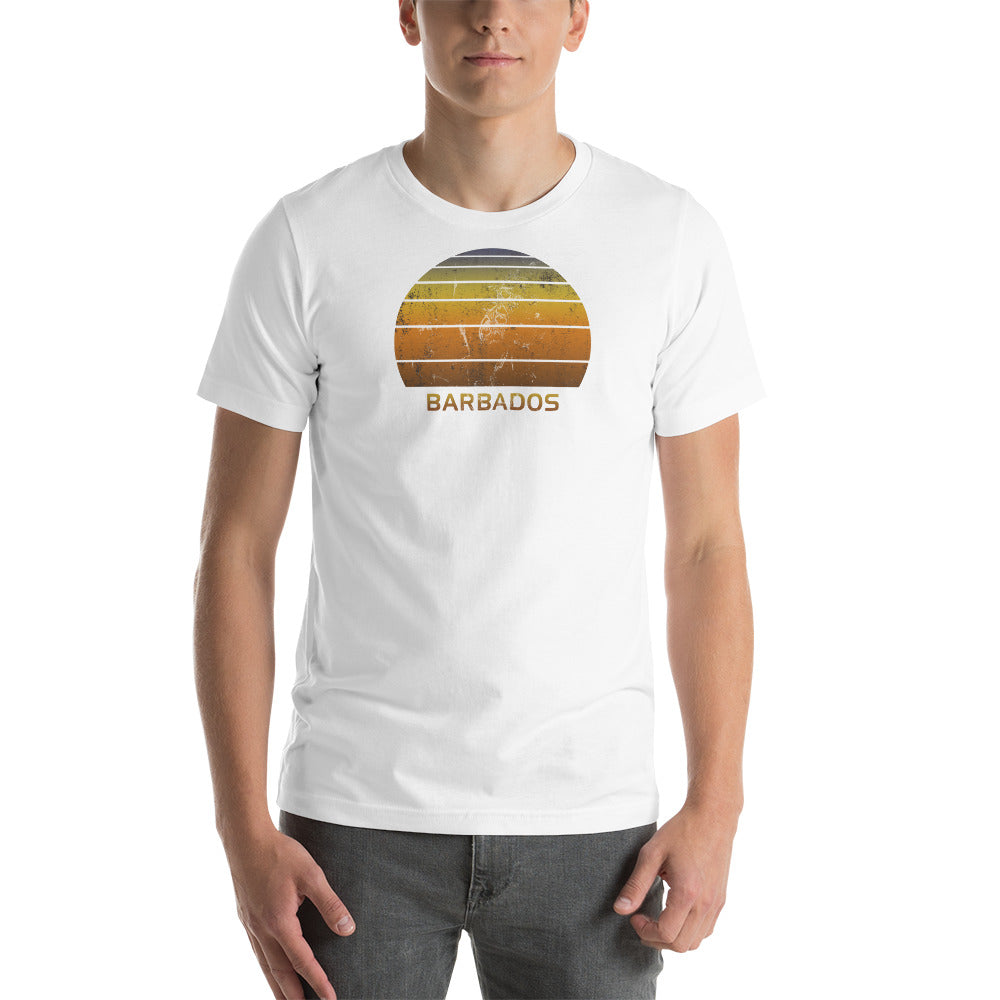 Retro Barbados Beach Vacation Souvenir Unisex T-Shirt