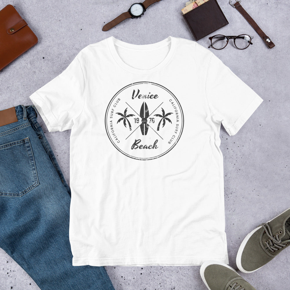 Retro Venice Beach California Surfing Fan Unisex T-Shirt