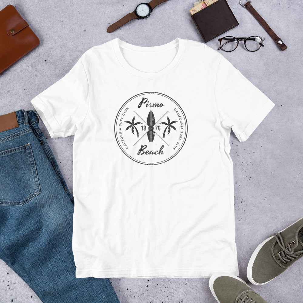 Retro Pismo Beach California Surfing Fan Unisex T-Shirt