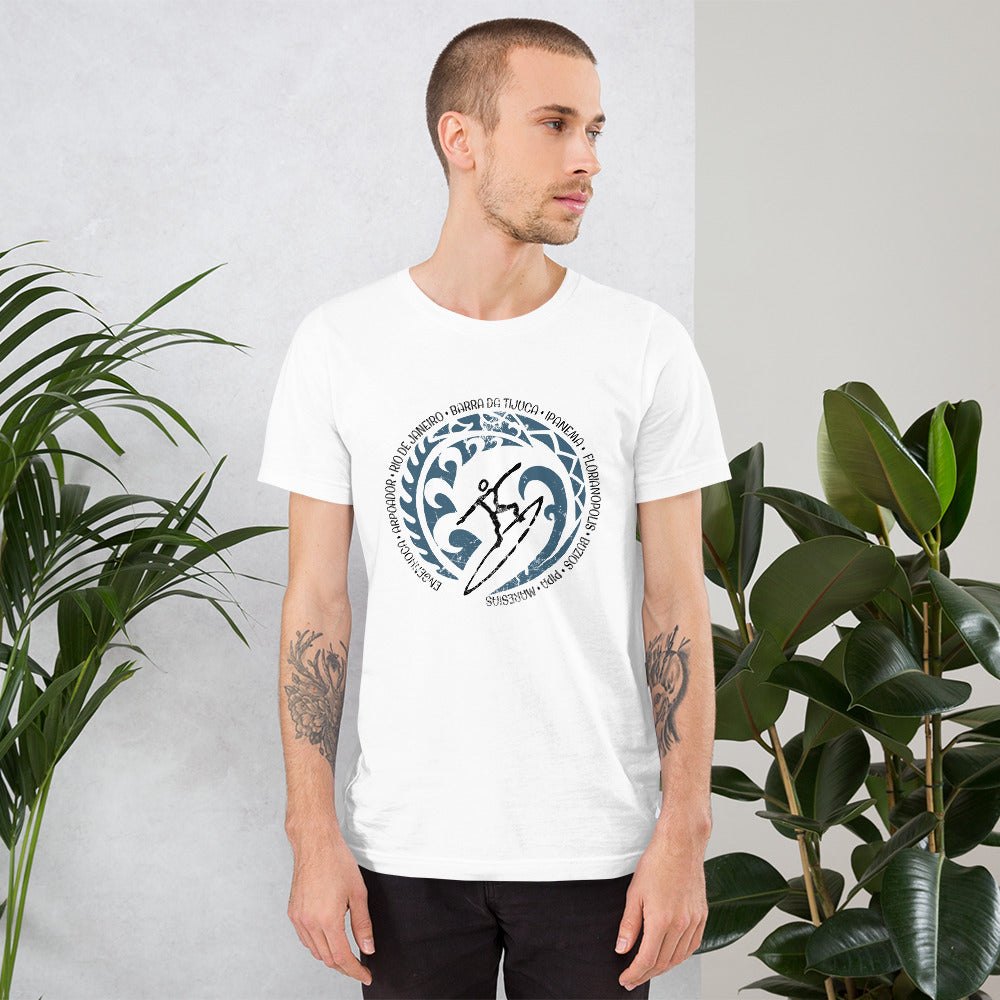 Cool Brazil Surf Surfing Fan Unisex T-Shirt