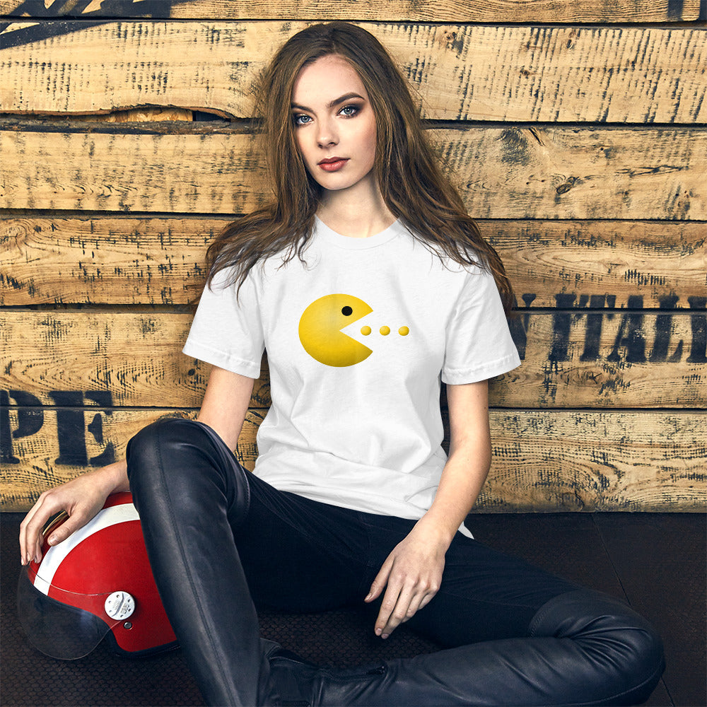 Retro Old School Video Game Fan Arcade Pac Man Gamer Unisex T-Shirt