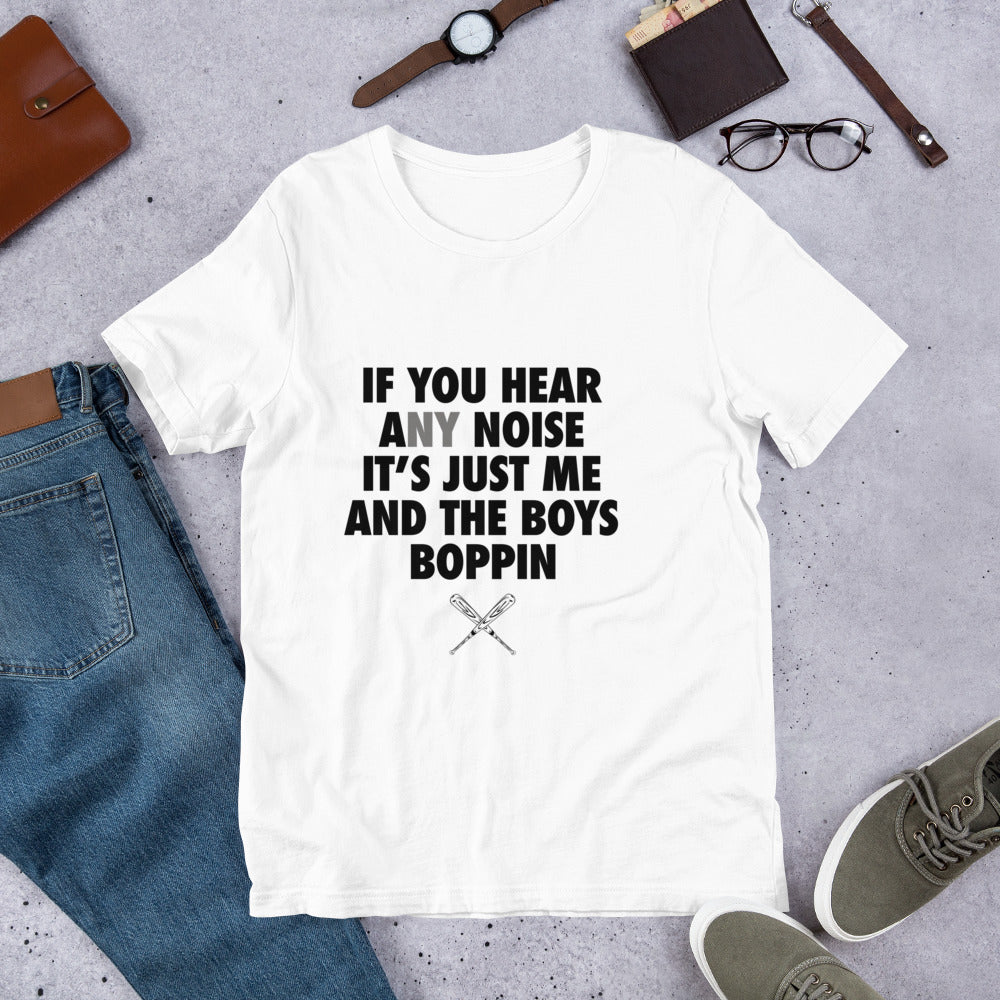 New York Baseball Fan Funny Boys Boppin Quote NY Unisex T-Shirt